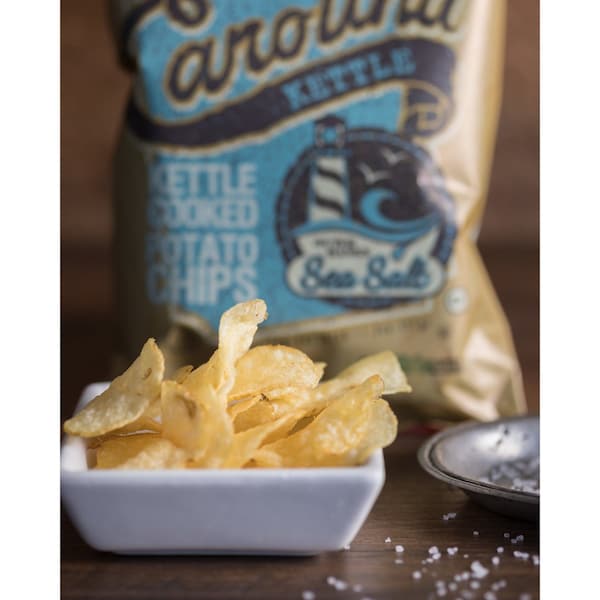 Carolina Outer Banks Sea Salt Potato Chips 2 Oz Bagged